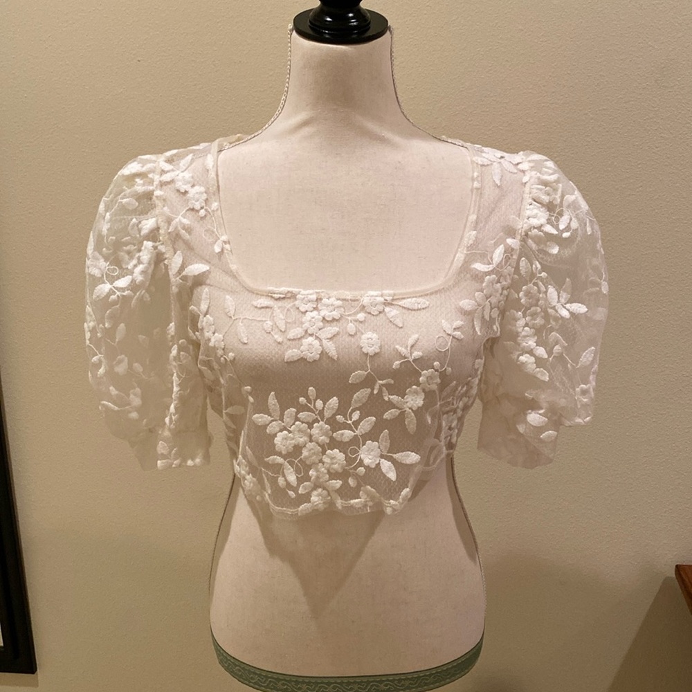 Mesh crop top
